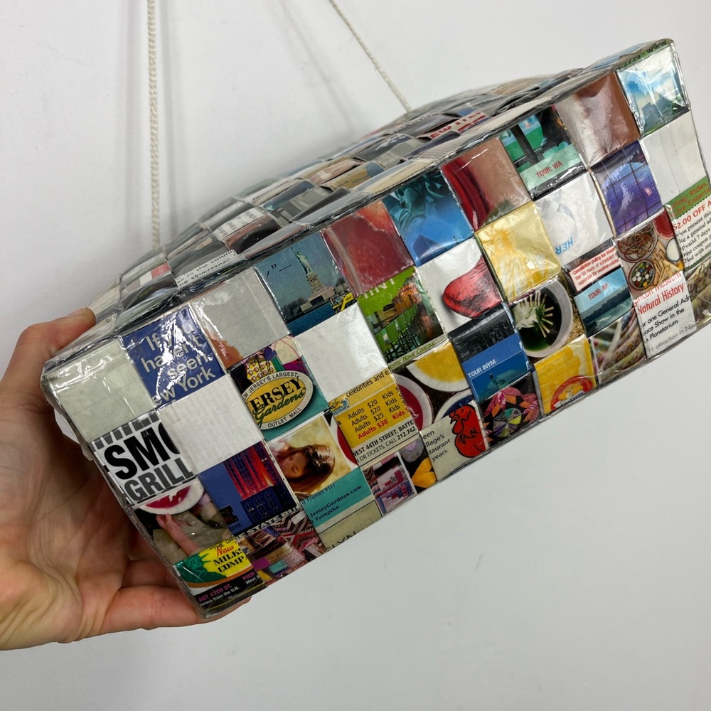 Vintage Handmade Upcycled  New York City Purse‎ - Picture 11 of 16